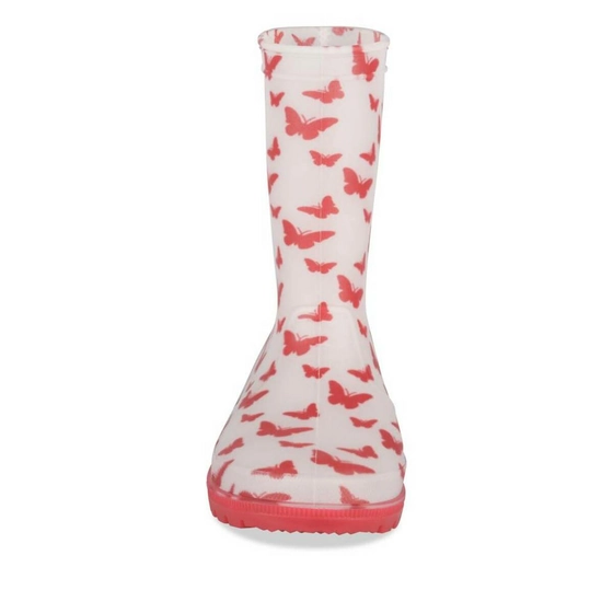 Rain boots RED LOVELY SKULL