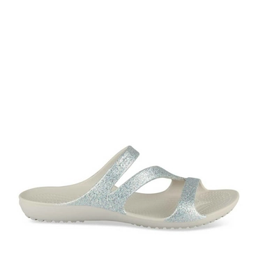 Mules SILVER CROCS Kadee II Glitter