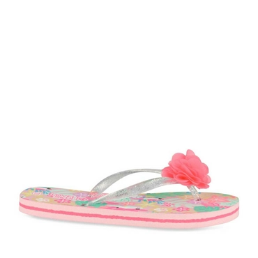 Teenslippers ROZE LOVELY SKULL