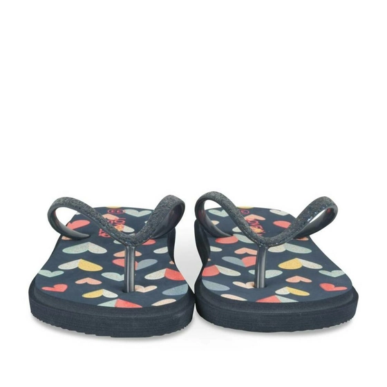 Flip flops NAVY LOVELY SKULL