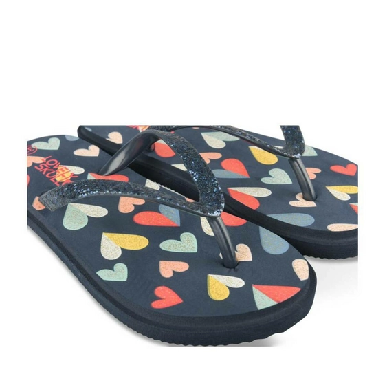 Flip flops NAVY LOVELY SKULL