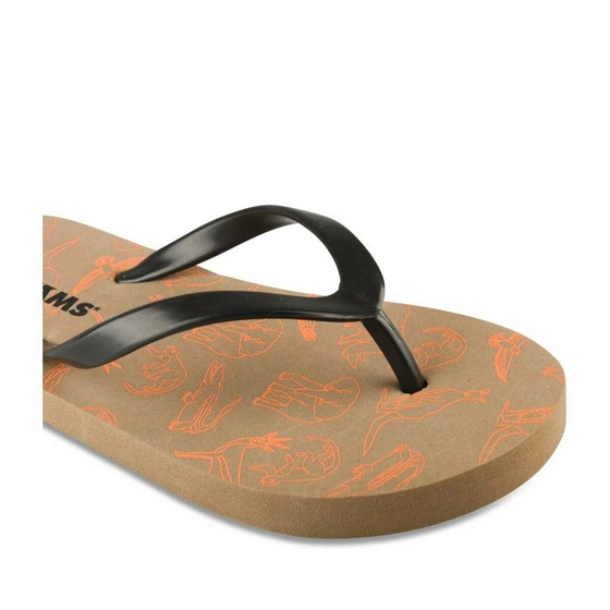 Flip flops BLACK TAMS