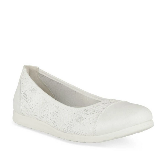 Ballerines BLANC EVITA