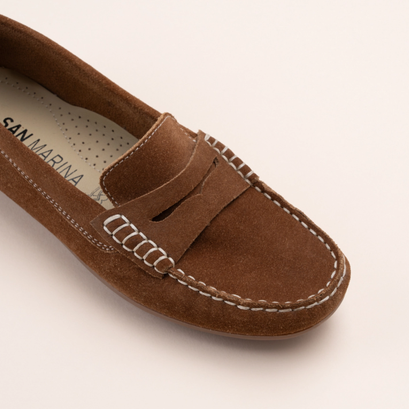 Mocassins COGNAC SAN MARINA