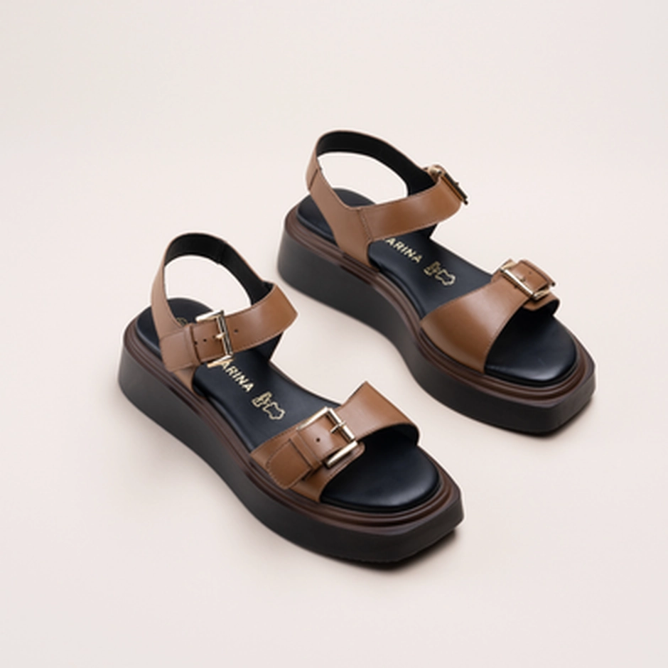 Sandals COGNAC SAN MARINA