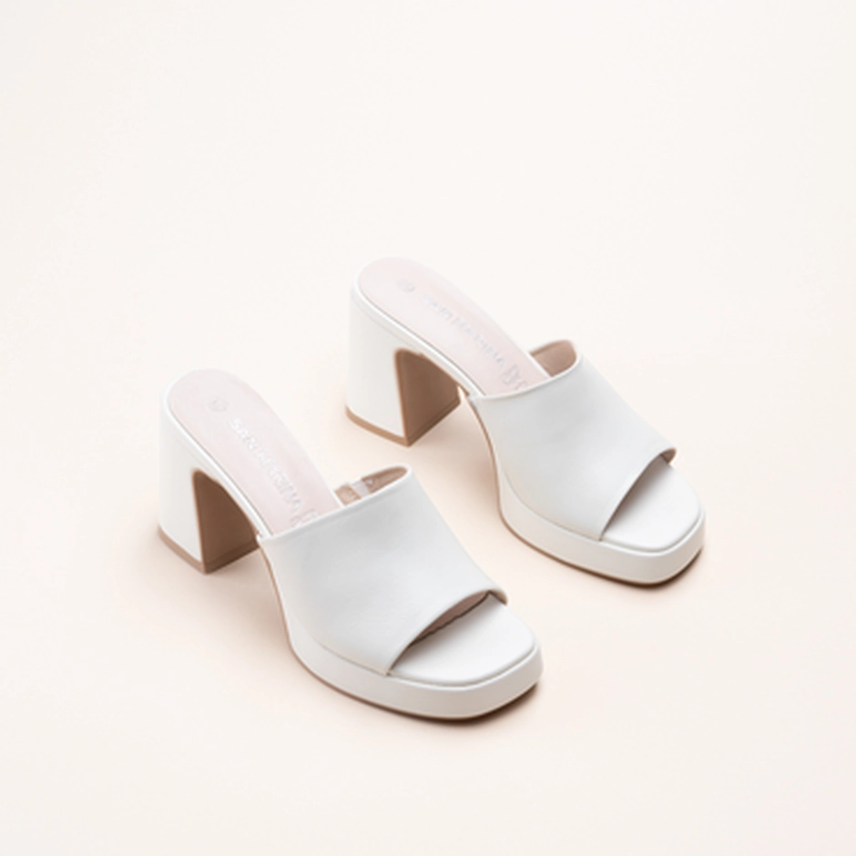 Mules WHITE SAN MARINA