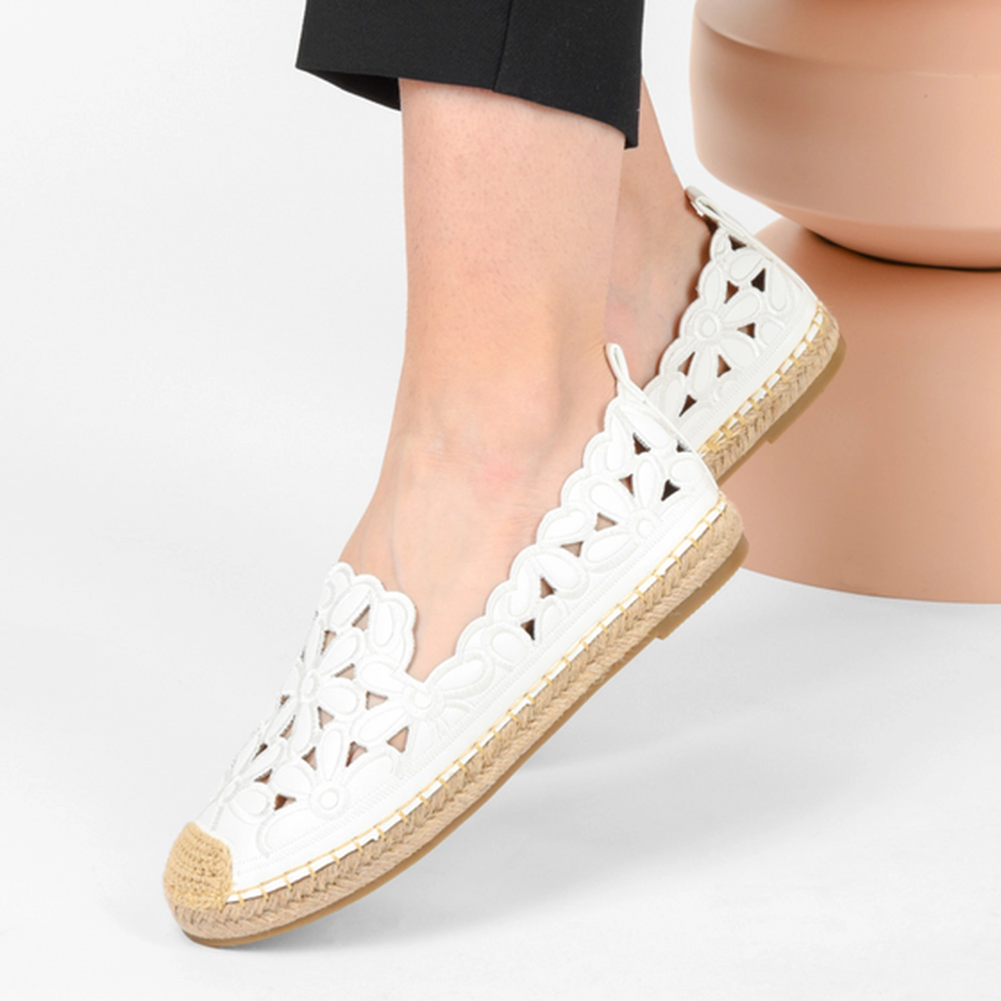 Espadrilles BLANC MERRY SCOTT