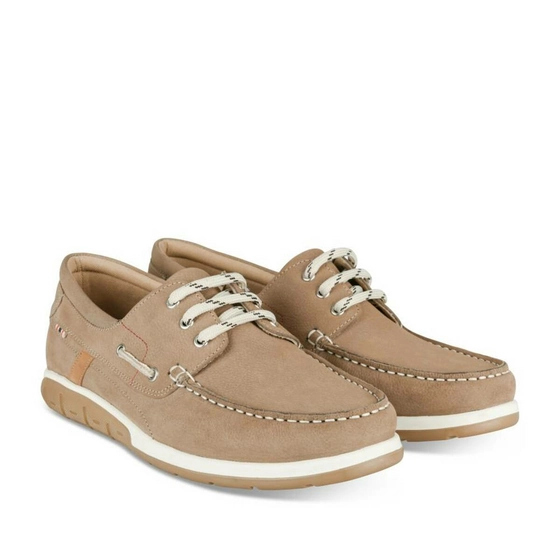 Boat shoes TAUPE MEGIS CASUAL