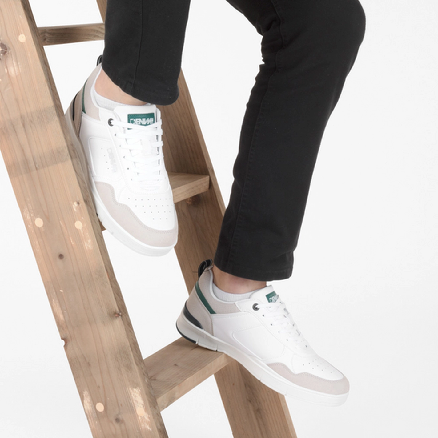 Baskets BLANC DENIM SIDE