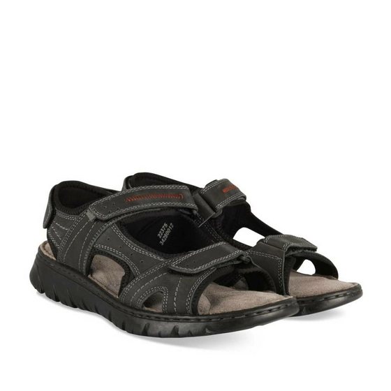 Sandales NOIR MEGIS CASUAL