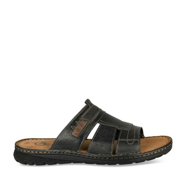 Slippers ZWART MEGIS CASUAL