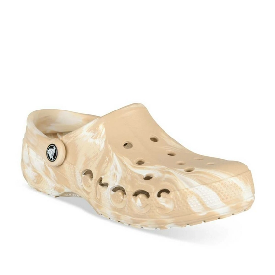 Mules BEIGE CROCS Baya Marbled Clog