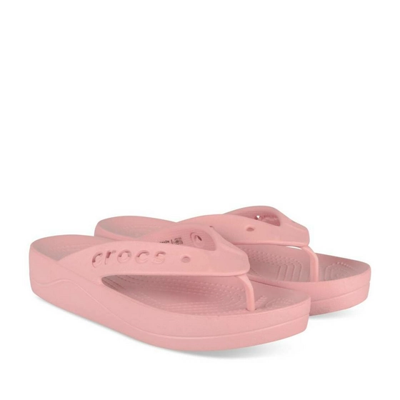 Tongs ROSE CROCS Baya Plateform Flip