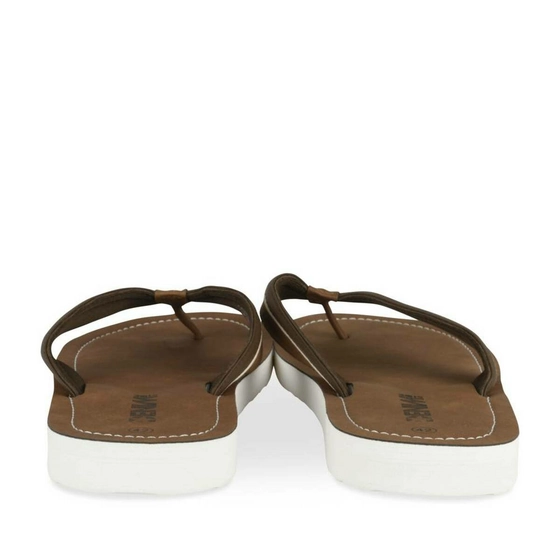 Flip flops BROWN DENIM SIDE