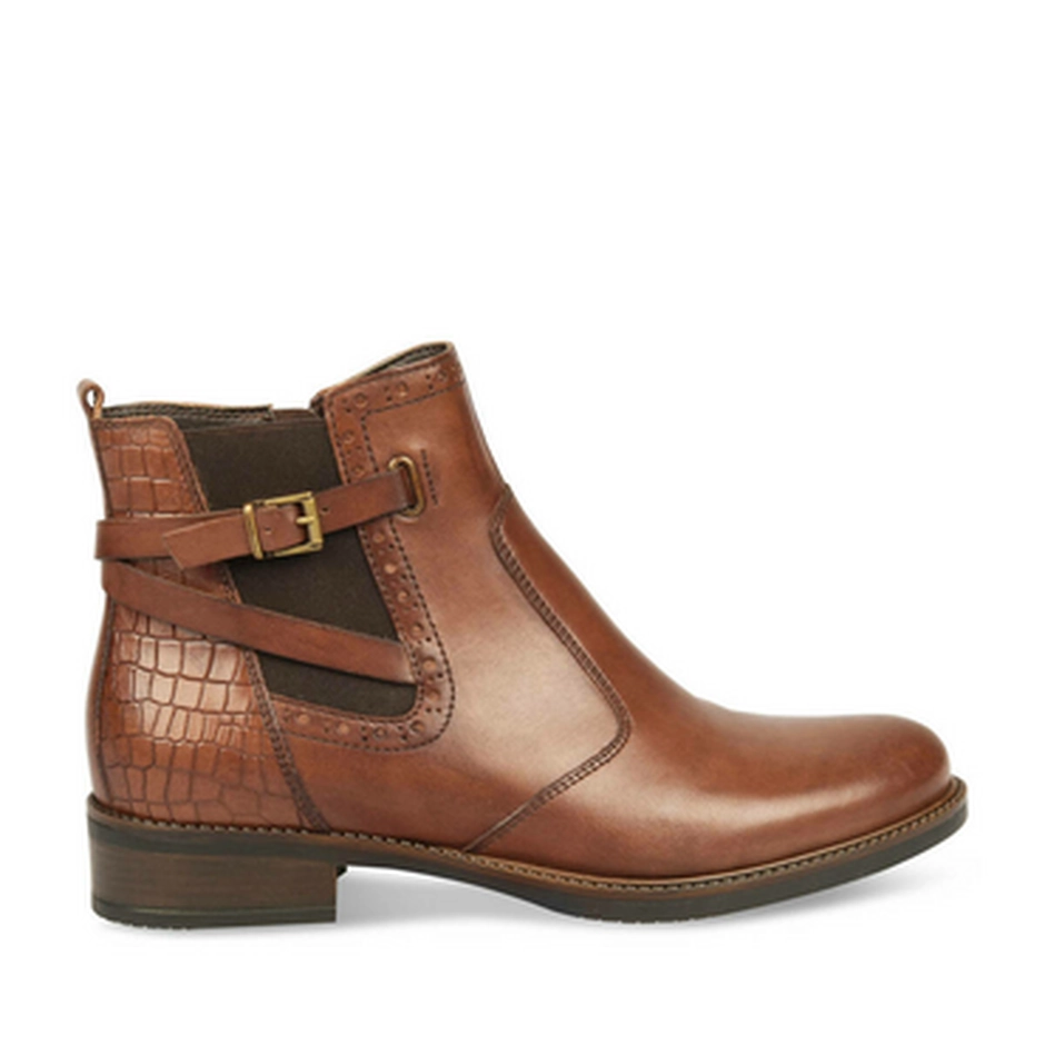 Bottines MARRON MEGIS ELEGANT