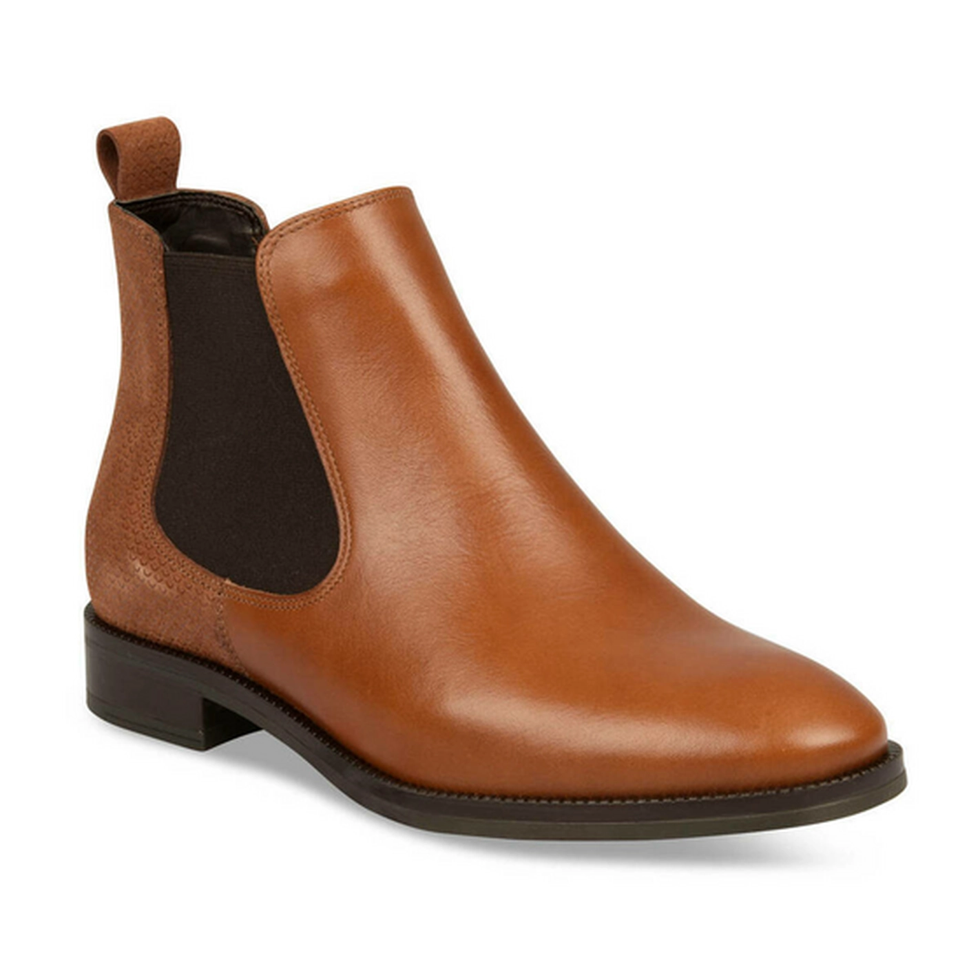 Bottines COGNAC MEGIS ELEGANT