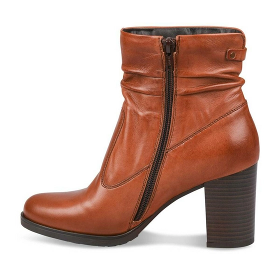 Ankle boots COGNAC MEGIS ELEGANT