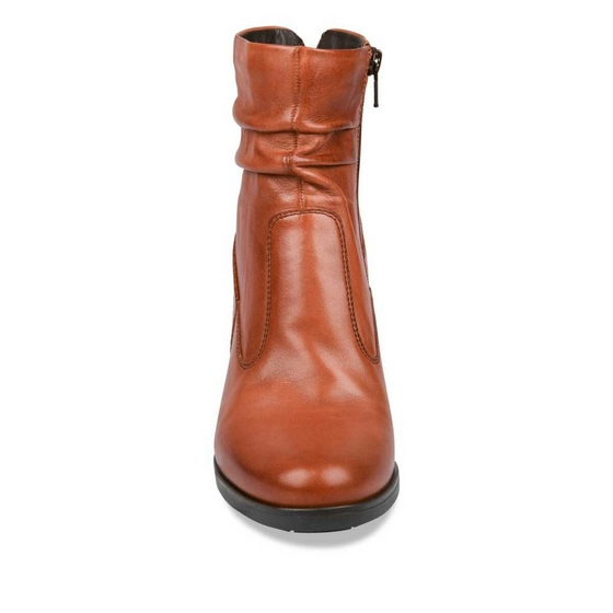 Bottines COGNAC MEGIS ELEGANT