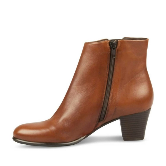 Bottines COGNAC MEGIS ELEGANT