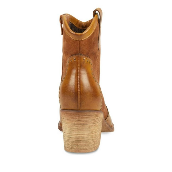 Ankle boots COGNAC ANGELA THOMPSON