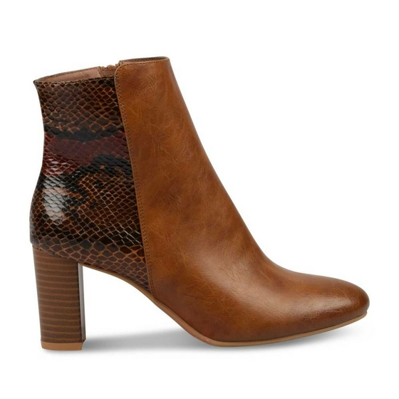 Ankle boots COGNAC SINEQUANONE