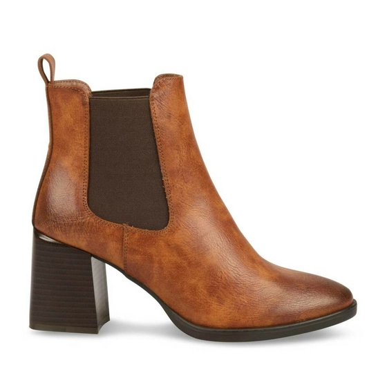 Ankle boots COGNAC SINEQUANONE