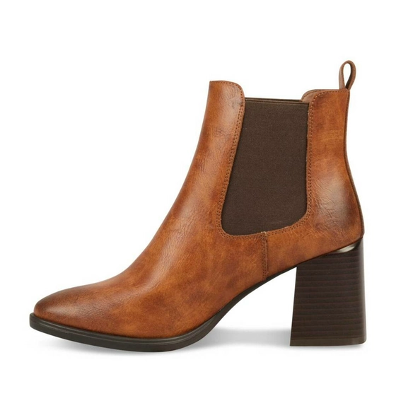 Ankle boots COGNAC SINEQUANONE