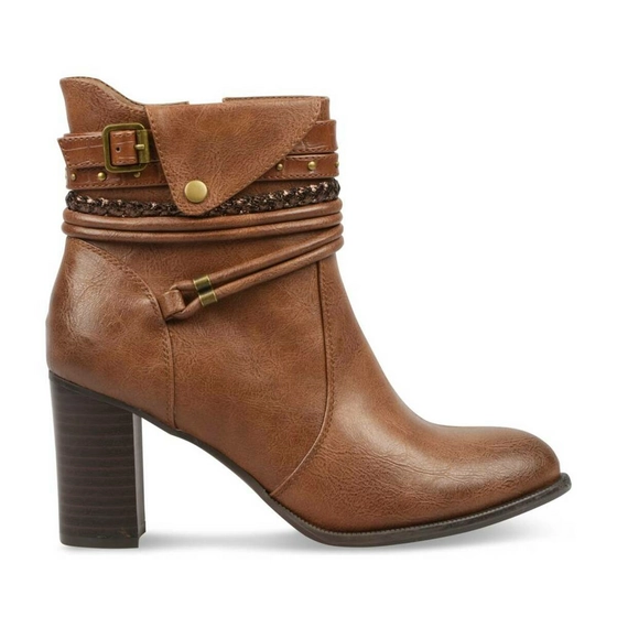 Ankle boots COGNAC MY BOTEGA