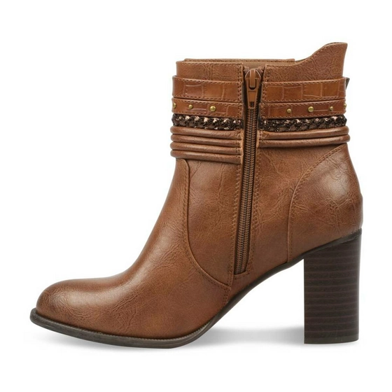 Ankle boots COGNAC MY BOTEGA