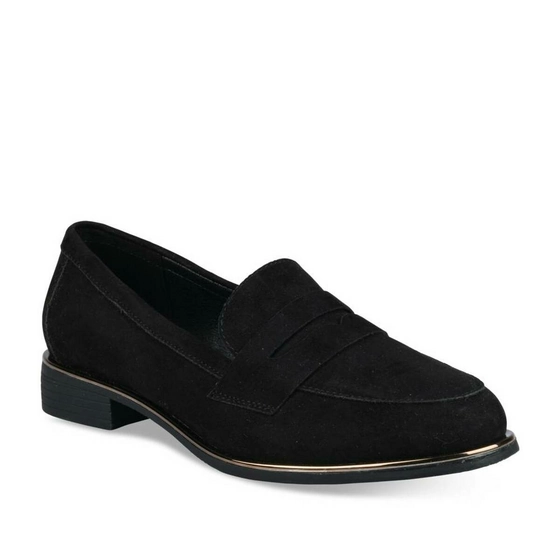 Moccasins BLACK VIA DONNA