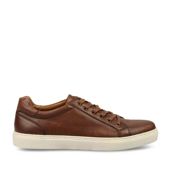 Sneakers BROWN DENIM SIDE CUIR