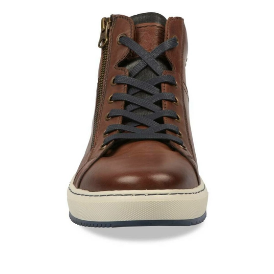 Sneakers BROWN DENIM SIDE CUIR