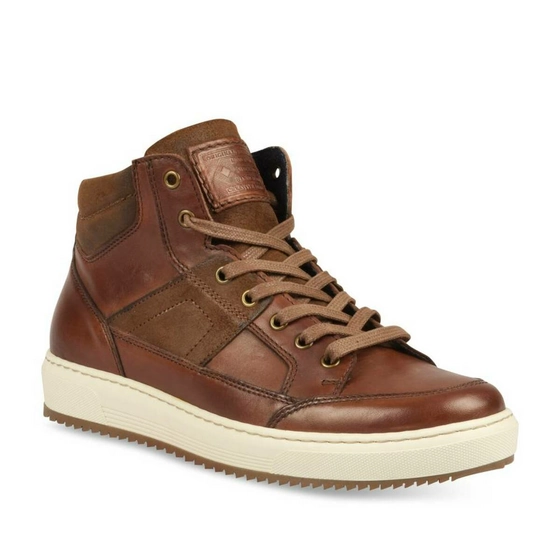 Sneakers BROWN DENIM SIDE CUIR