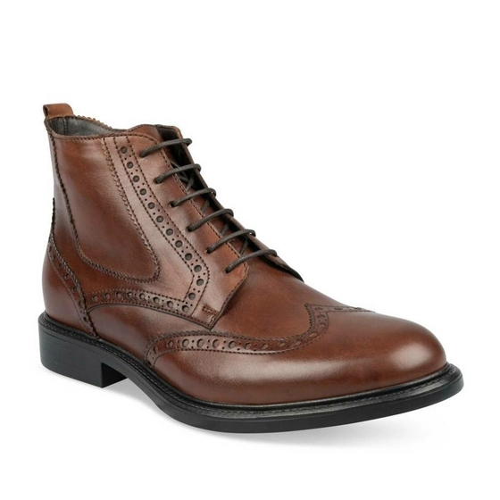 Ankle boots BROWN B-BLAKE CUIR