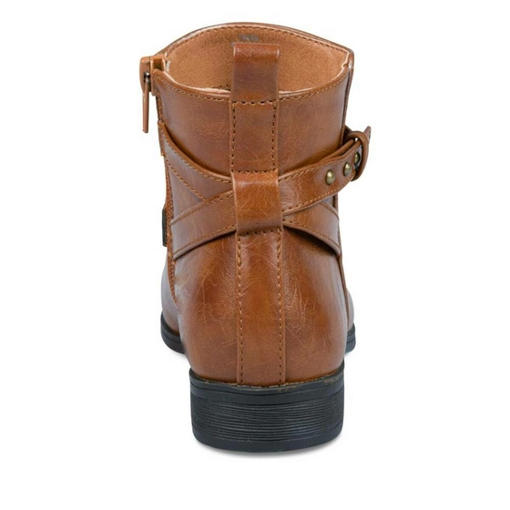 Ankle boots COGNAC LOVELY SKULL