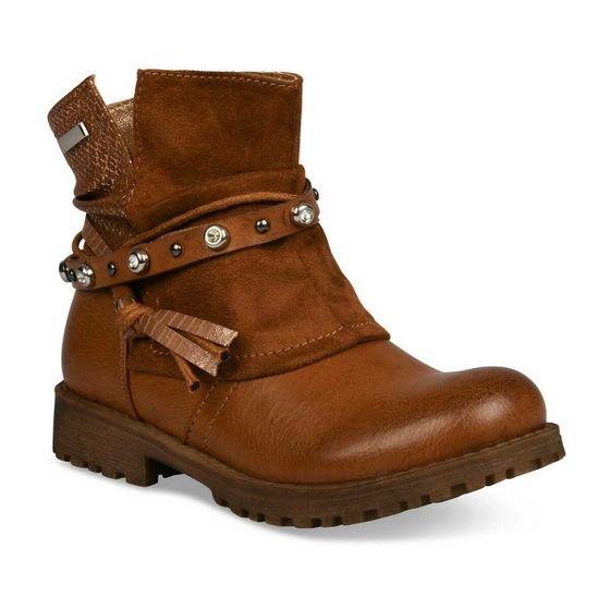 Bottines MARRON LOVELY SKULL