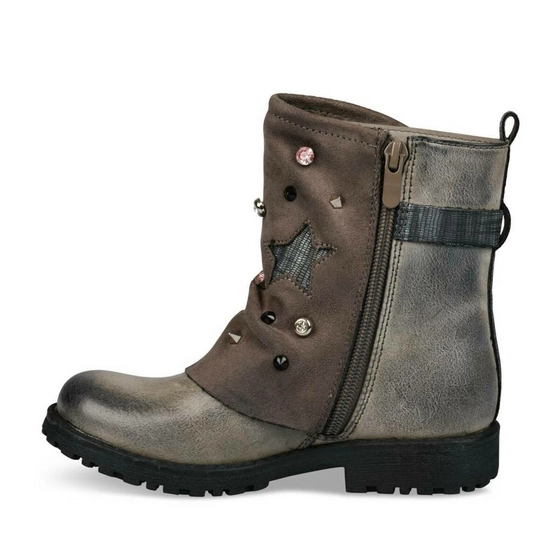 Ankle boots GREY LOVELY SKULL