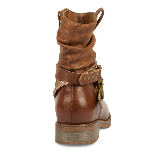 Bottines MARRON LOVELY SKULL