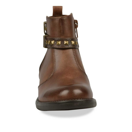 Bottines MARRON LOVELY SKULL