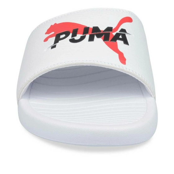 Claquettes BLANC PUMA Popcat 20 Csp