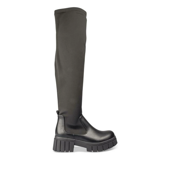 Thigh-High Boots BLACK MERRY SCOTT