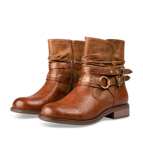 Bottines COGNAC MERRY SCOTT