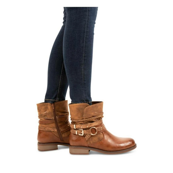 Bottines COGNAC MERRY SCOTT