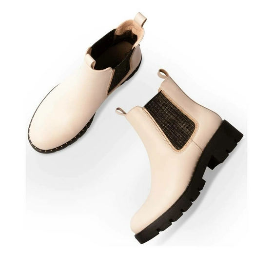 Ankle boots BEIGE MERRY SCOTT