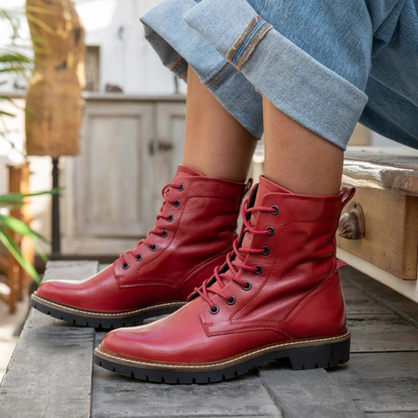 Bottines ROUGE SINEQUANONE