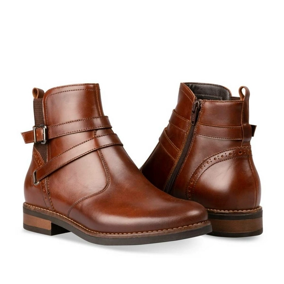 Bottines MARRON MEGIS ELEGANT