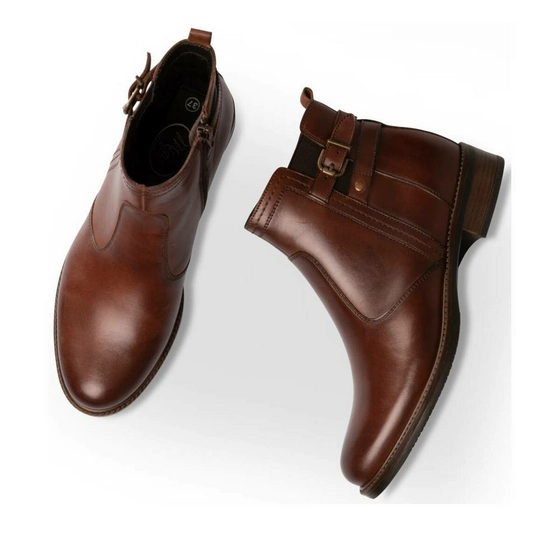 Bottines MARRON MEGIS ELEGANT