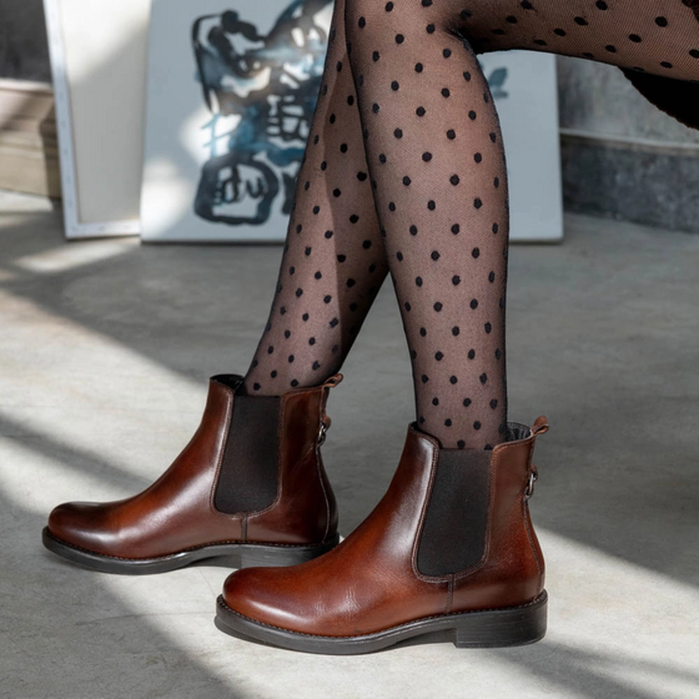 Ankle boots BROWN SINEQUANONE