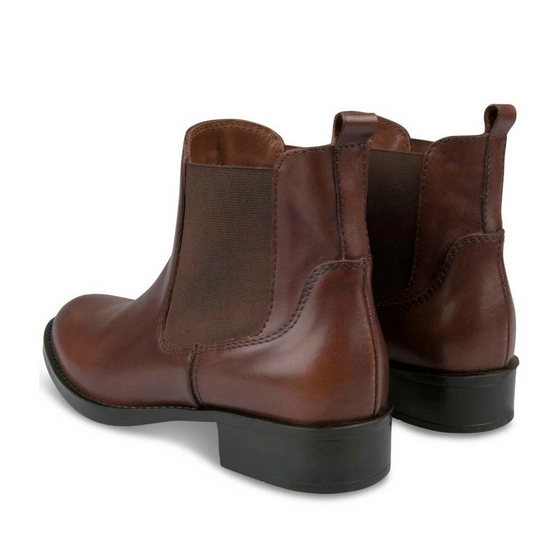 Ankle boots COGNAC MEGIS ELEGANT