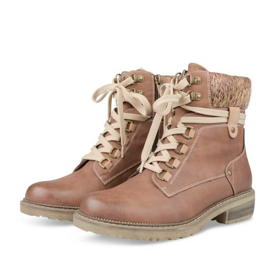 Bottines COGNAC RELIFE